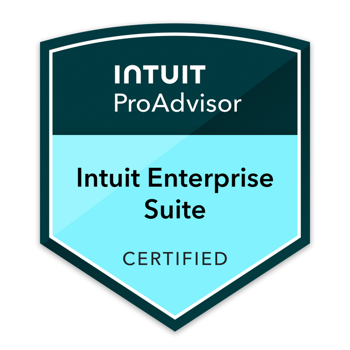 Intuit ProAdvisor Intuit Enterprise Suite Certified badge
